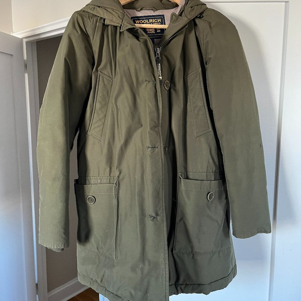 Women’s Down Woolrich Arctic Parka in Olive